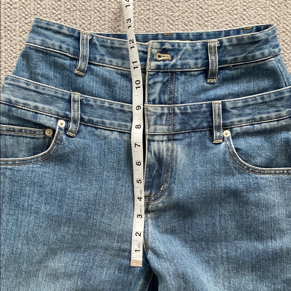 Tibi Double Waist Carpenter Jeans size 25 in classic wash NWOT - Picture 11 of 16